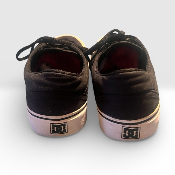 DC Men's Black and White Sneakers Size 7 - Picture 3 of 8